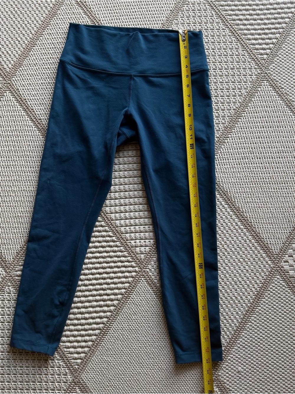 lululemon athletica Teal Wunder Under 25” High-Rise Leggings 10 activewear - Picture 4 of 9